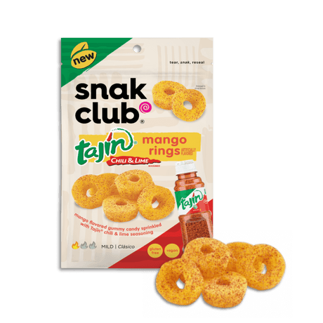 Tajin mango Rings von snak club 64g