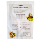 Deutsche Anwendungshinweise Tortillero Black von Tortillada