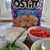 Tostitos SCOOPS! Original edible snack bowls from Frito Lay 283g / BBD:31OCT.2023