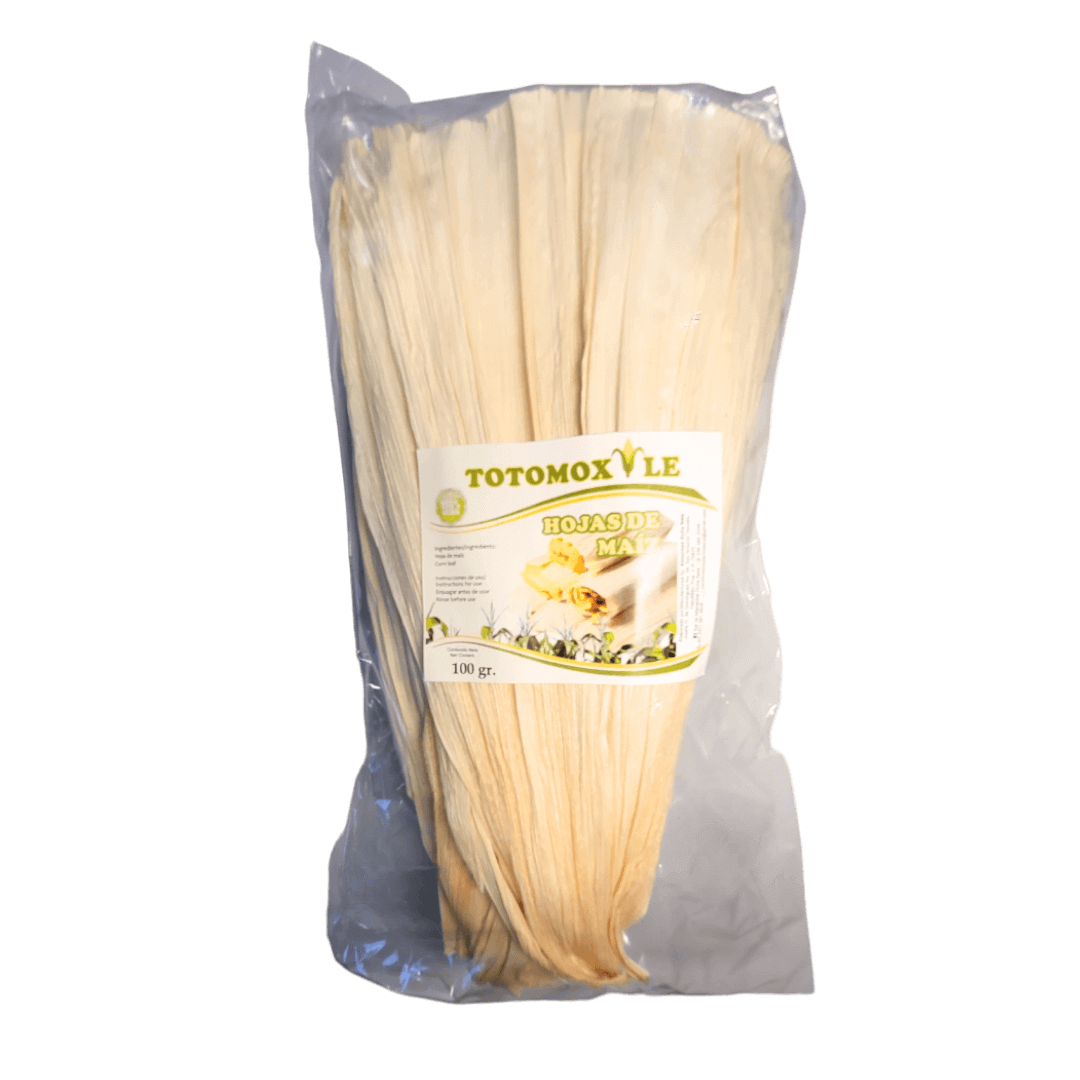 Hojas de Maíz para Tamal /Totomoxtle Doña Nata 18x18 cm 100g