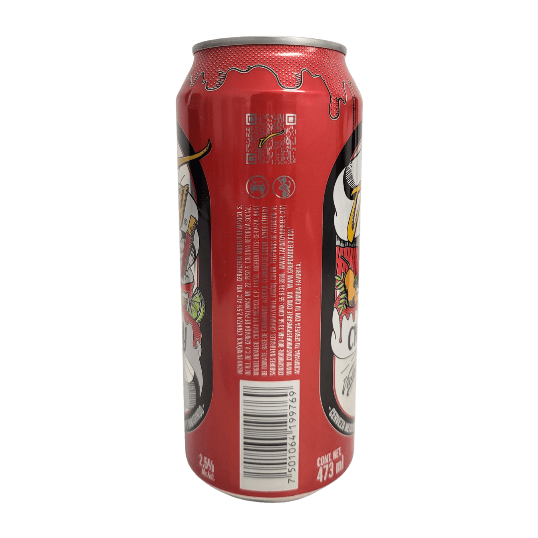 Victoria Cerveza Vicky Chamoy 473ml Dose backside