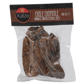 Xatze Chipotle Meco getrocknete Chilischoten 40g Packung front