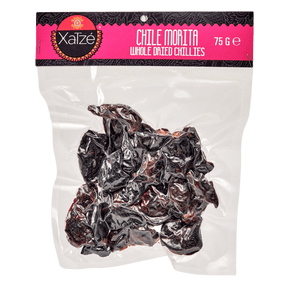 Xatze Morita getrocknete Chilischoten 75g Packung front