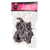 Xatze Morita getrocknete Chilischoten 75g Packung seitlich