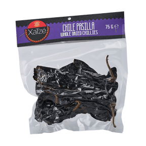 Xatze getrocknete Chili Pasilla 75g Packung front