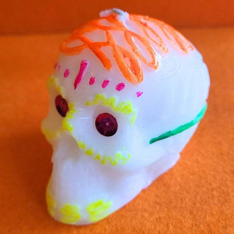 Zuckerschädel Kerze 1