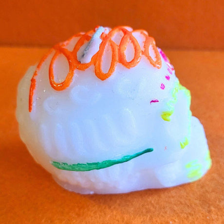 Zuckerschädel Kerze 4