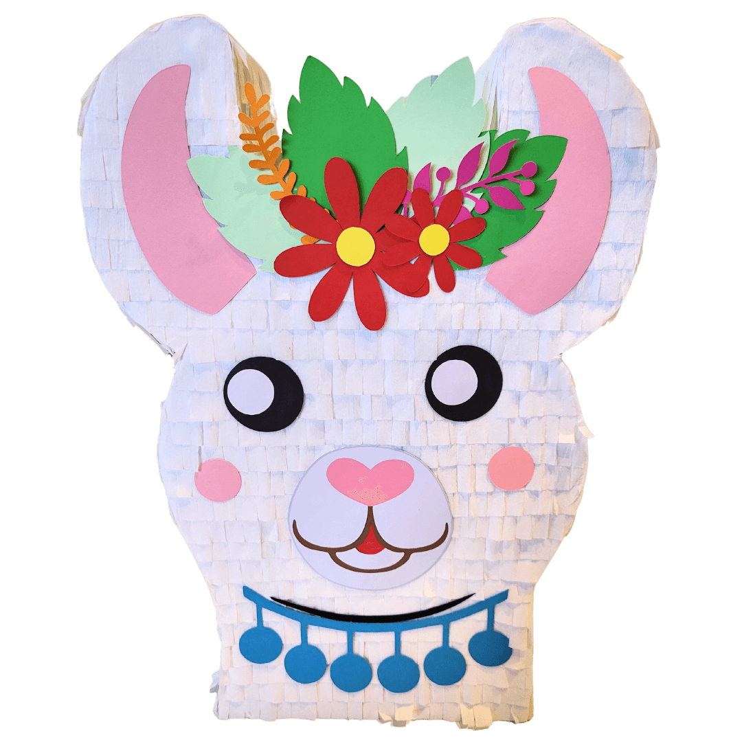 Piñata mit Weißes Lama Party-Motiv
