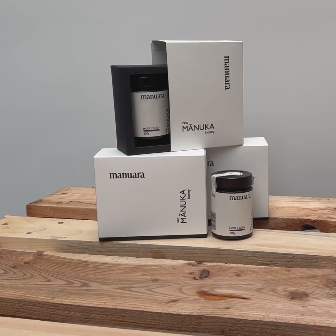 Premium Manuka-Honig MGO 1200+ im lichtundurchlässigen Glas