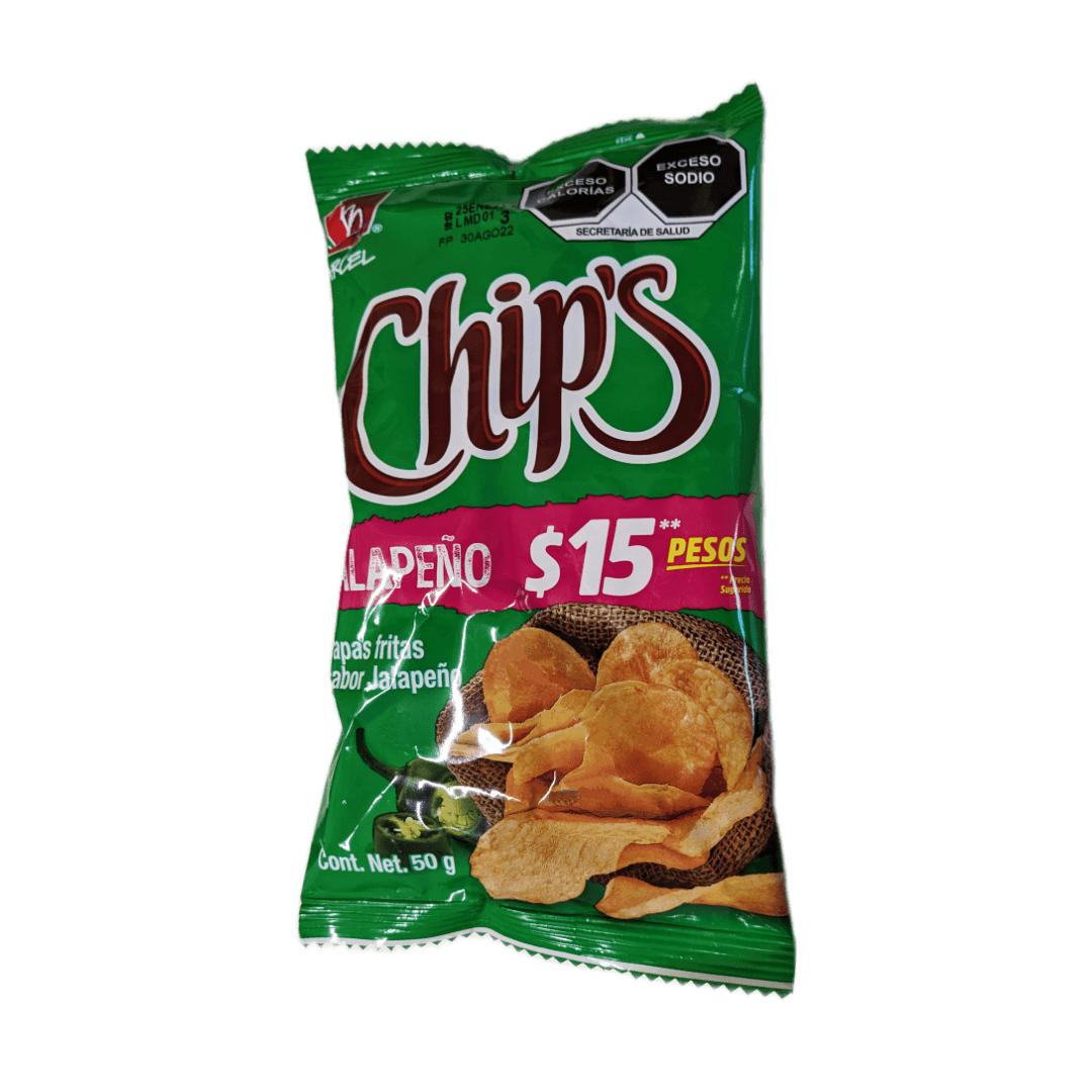 Chips Jalapeño small pack of Barcel 42g