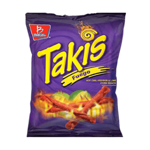 Takis Fuego Snack mit Chili und Limette 68g