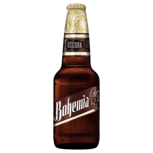Cerveza Bohemia Obscura Dunkles Bier 355 ml. 4.9 Vol. Alc. - MexicoMiAmor