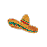 Bügelpatch Aufnäher Bügelbild mit mexikanischen Motiven als Set oder einzeln