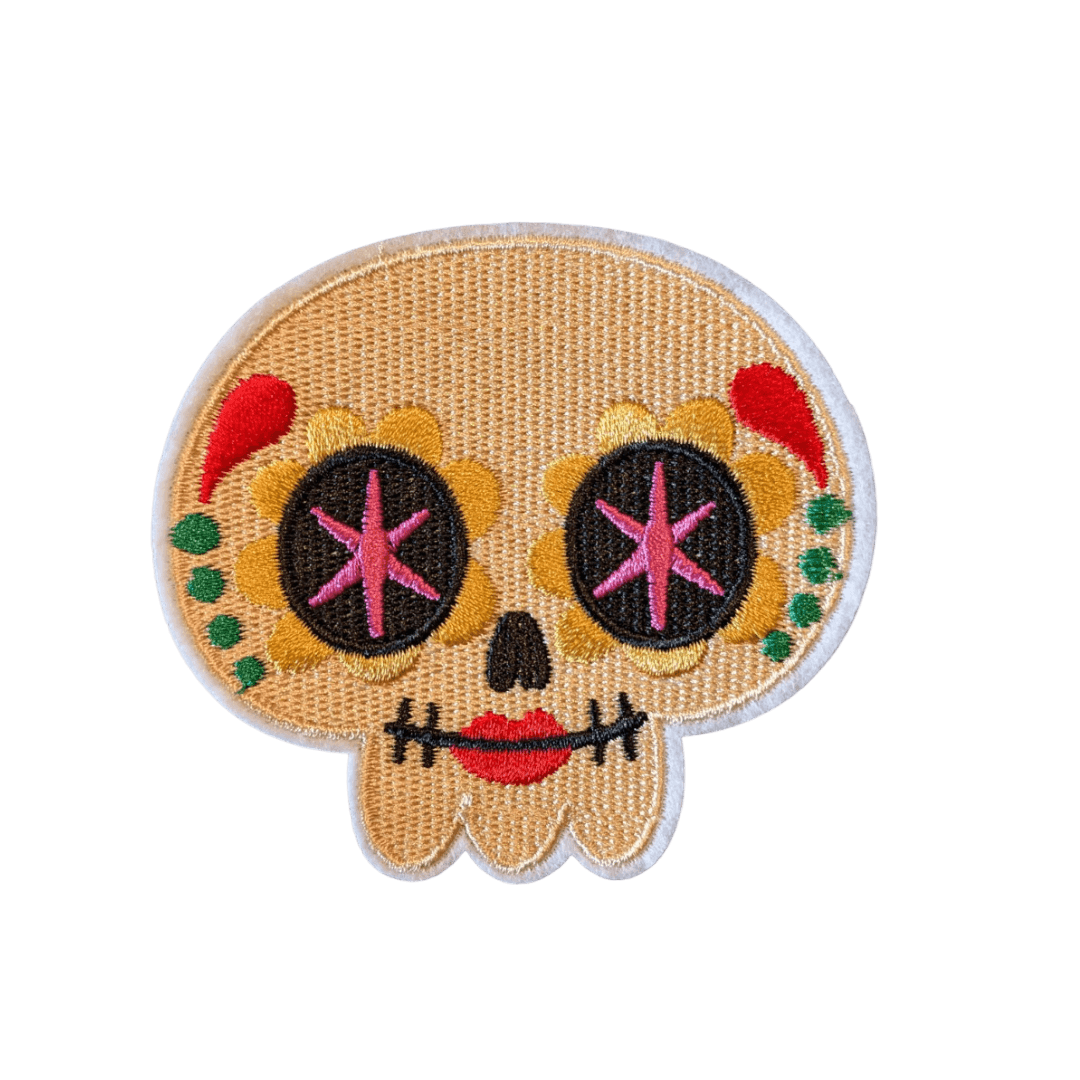 Bügelpatch Aufnäher Bügelbild mit mexikanischen Motiven als Set oder einzeln