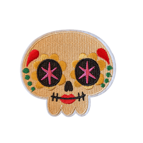 Iron-on Patch image with Mexican motifs as a set or individually