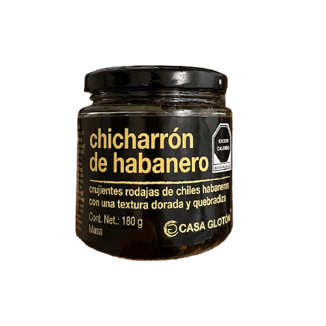 Chicharron de Chile HABANERO Casa Gloton 180g - MexicoMiAmor