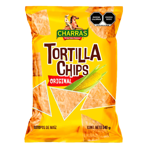 Tortillachips / Totopos Original von Charras 340g