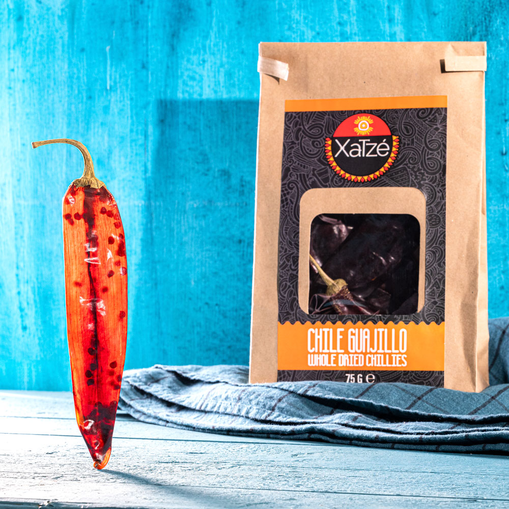 Leuchtende Guajillo Chili