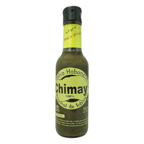 Salsa Habanera mild-scharf NEGRA (schwarz) von Chimay 150 ml - MexicoMiAmor