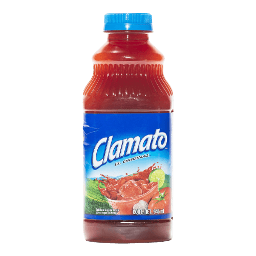 Jugo de tomate Clamato El Original con almeja 946 ml