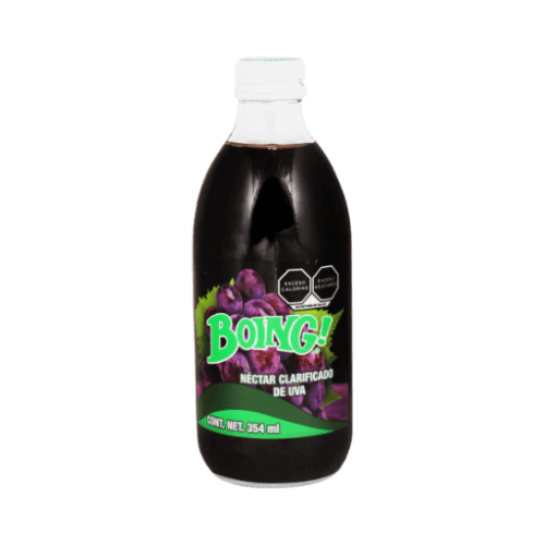 BOING UVA / grape juice soft drink in glass bottle 354ml