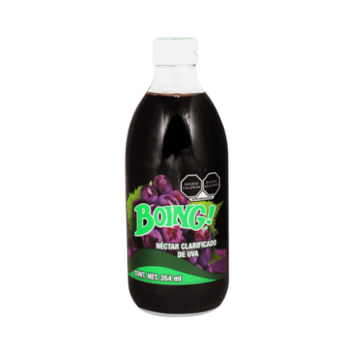 BOING UVA / grape juice soft drink in glass bottle 237 ml