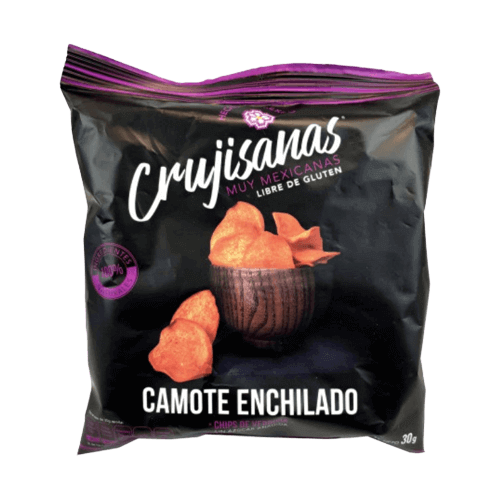 Süßkartoffel / Sweet Potato / Camote Chips with Chili from Crujisanas 30g (BBD 10-NOV-2023)