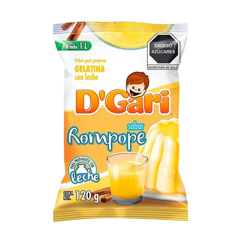 Wackelpudding / Gelatina EIERLIKÖR / ROMPOPE von D'Gari 120g