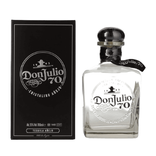 Don Julio 70 Tequila Crystal Claro Añejo 70th Anniversary Limited Edition 35% Vol. 700ml in Gift Box