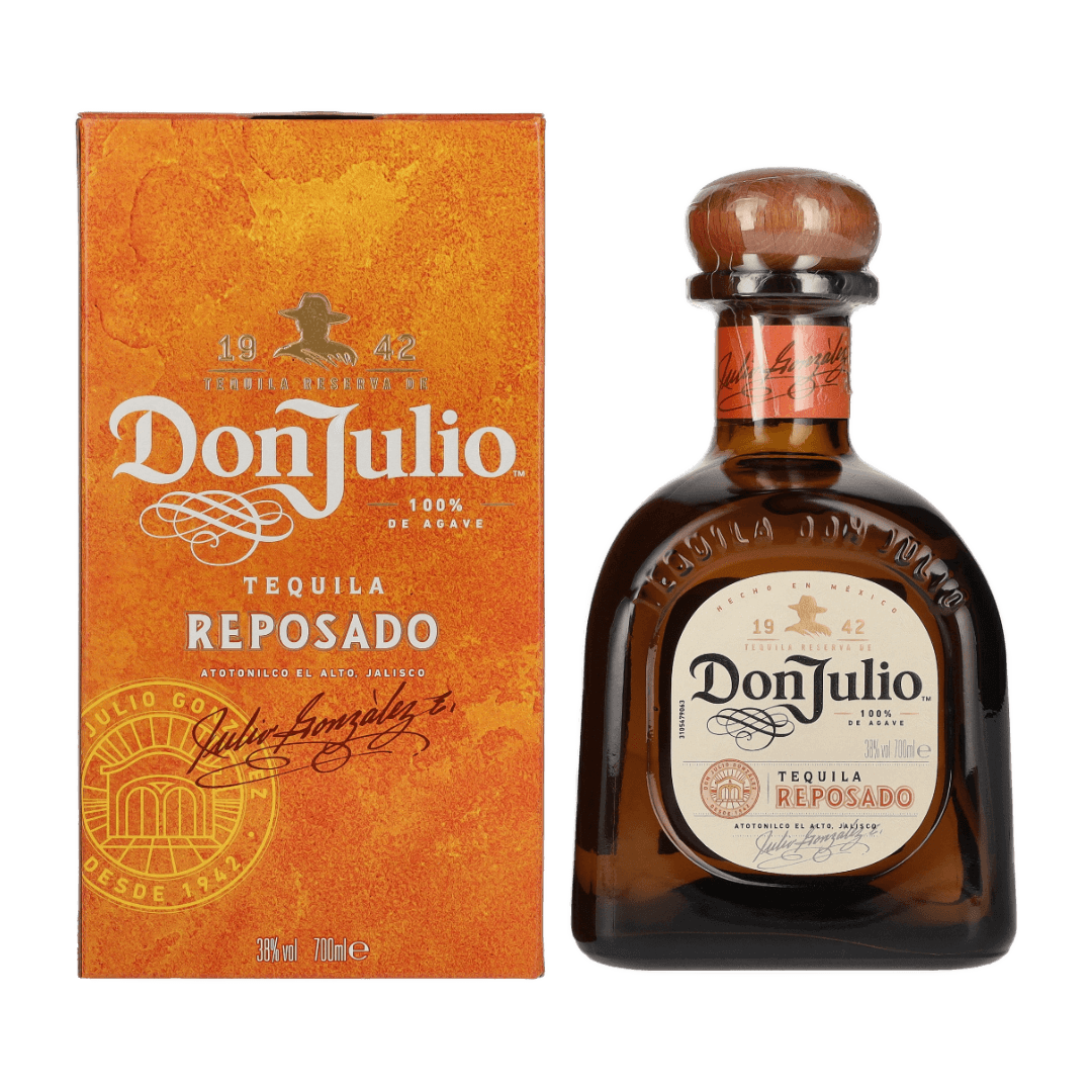 Don Julio Reposado 100% Agave Tequila 38% Vol. Alc. 0,7l in Geschenkbox