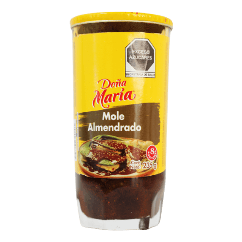Mole Almendrado / Almond Dona Maria in a jar Pasta Vaso 235g 
