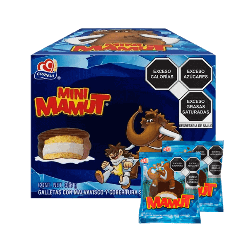 Mini Mamut Galletas biscuits 28 pcs from Gamesa 336g – MexicoMiAmor
