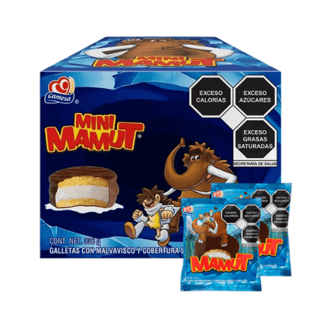 Mini-Mamut Kekse mit Schokolade und Marshmellow 336g