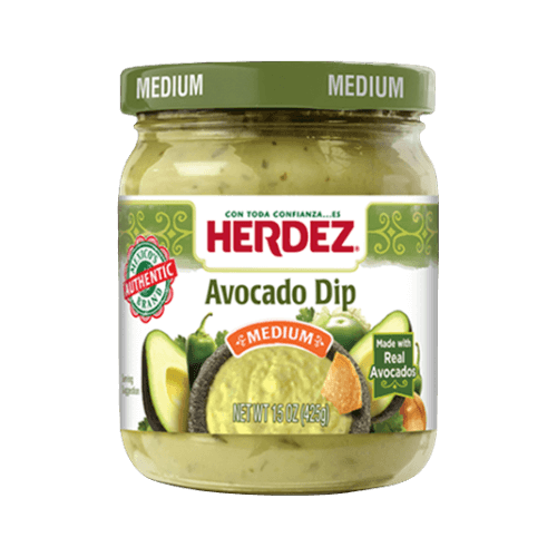 Avocado dip (mild) for tortilla chips from Herdez 425g