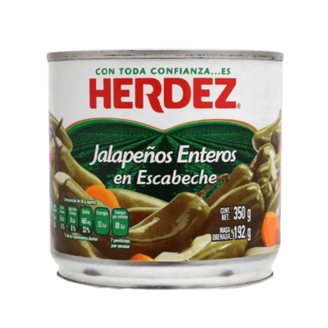 Chili Jalapeno Entero ganze Schote Herdez 350 g - MexicoMiAmor