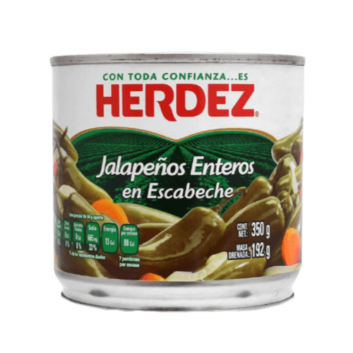 Chili Jalapeno Entero ganze Schote Herdez 350 g - MexicoMiAmor