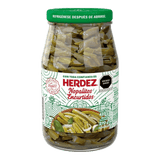 Nopales Cactus Strips in jar from Herdez 425g