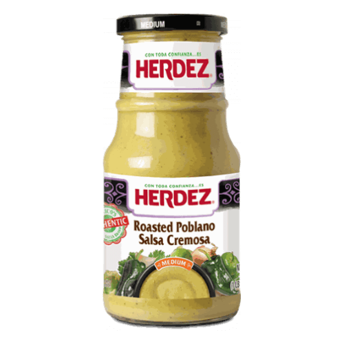 Salsa Cremosa POBLANO gerösted von Herdez 434g - MexicoMiAmor