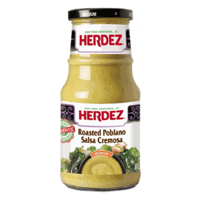 Salsa Cremosa POBLANO gerösted von Herdez 434g - MexicoMiAmor