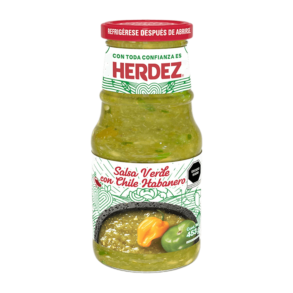 Salsa Verde con Chile Habanero von Herdez 453g