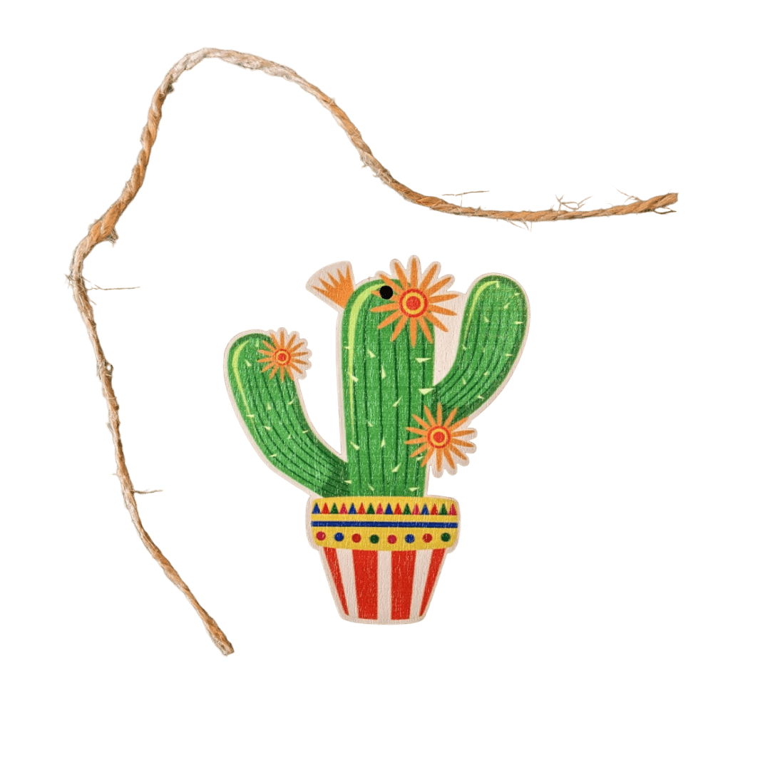 Holzfigur-Anhänger mit mexikanischen Motiven als Set oder einzeln