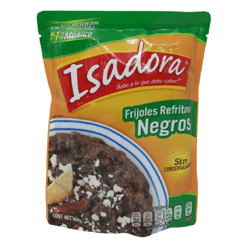 Frijoles Refritos Negros - Schwarzes Bohnenmus von Isadora 430 g - MexicoMiAmor