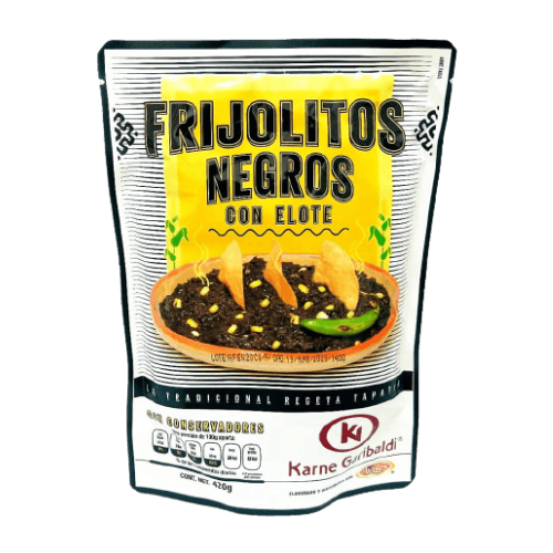 Schwarzes Bohnenmus mit Elote von Karne Garibaldi 420 g - MexicoMiAmor