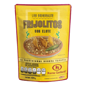 Helles Bohnenmus mit Elote / Mais von Karne Garibaldi 420 g - MexicoMiAmor