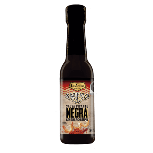 Salsa Picante Negra con Chile Chiltepin / La Anita "Pacífico" 150ml