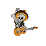 Mexican Mariachi Dia de los Muertos pins / buttons set of 5 and individually