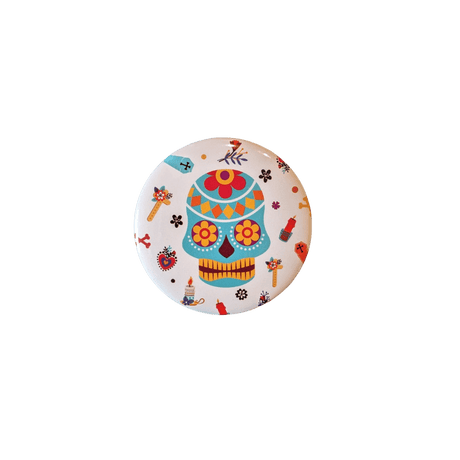 Mexikanische bunte Ansteck Pins / Buttons für z.B. Rucksäcke 12er Set und einzeln