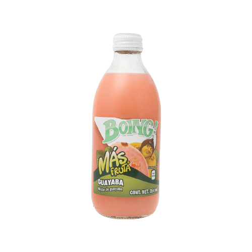 BOING Guyaba / Guava juice soft drink in glass bottle 237 ml – MexicoMiAmor