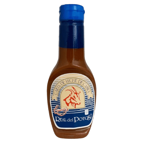 Cajeta / vanilla sauce from goat milk bottle of Real del Potosi 350g 