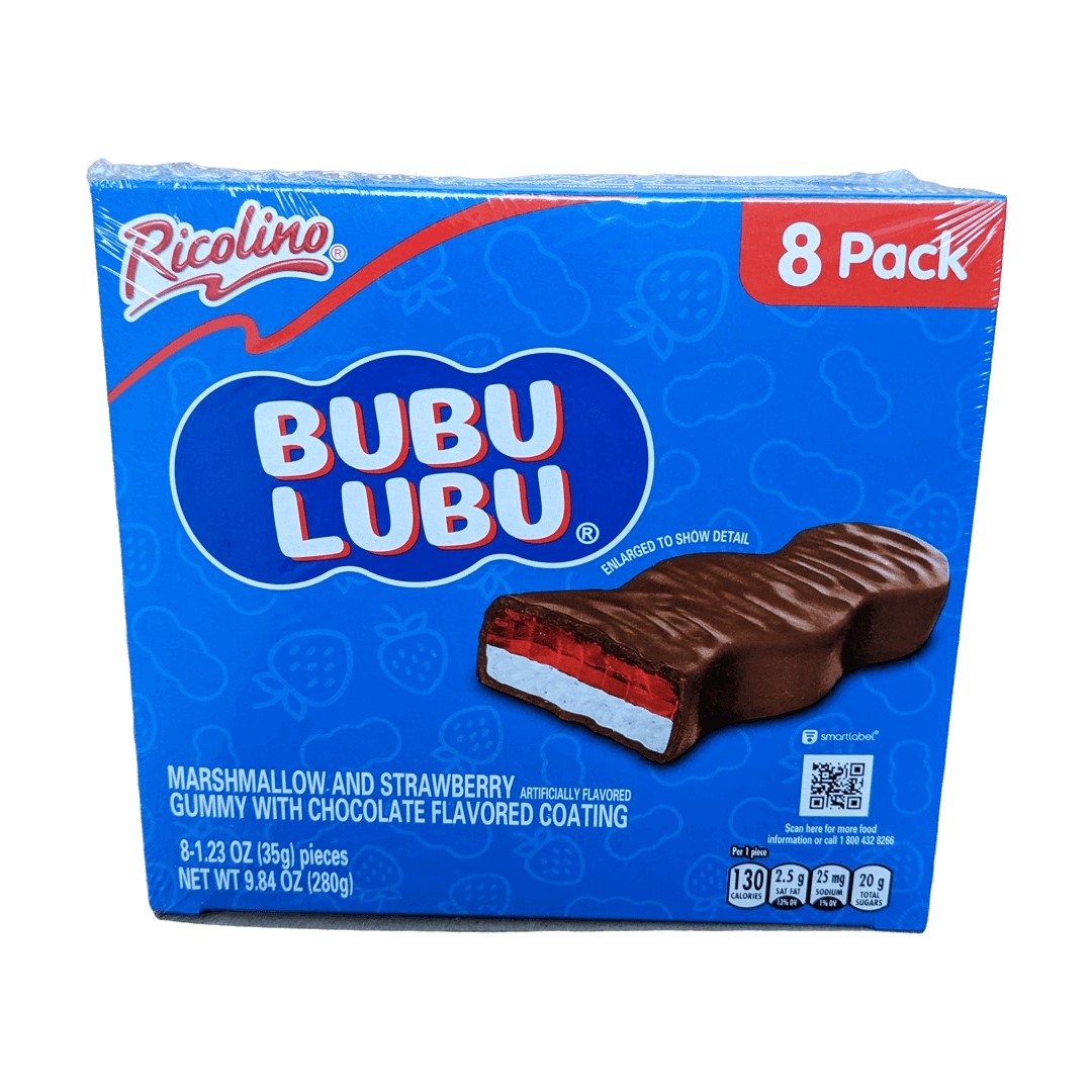 Bubu Lubu strawberry flavor mexican candy from Ricolino 35g 1